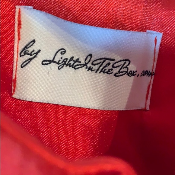 Light in the Box Satiny Cocktail Dress - Picture 7 of 8